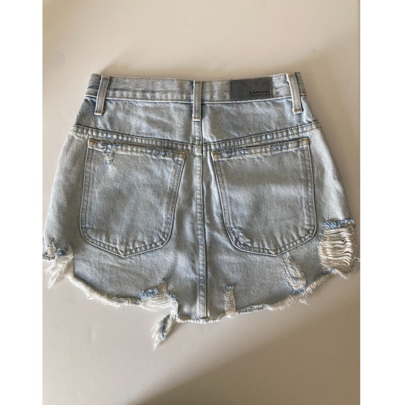 Carmar LA Denim Zuni Zip Front Skirt size 2 - Picture 2 of 5